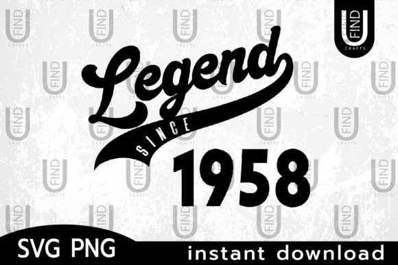 Vintage 1958, Legend Since 1958PNG.svg Review