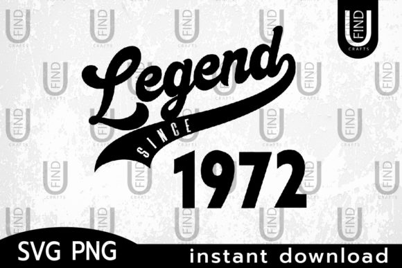 Vintage 1972, Legend Since 1972PNG.svg Review