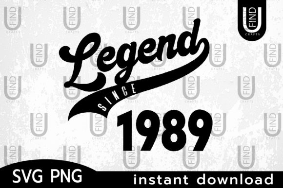 Vintage 1989, Legend Since 1989PNG.svg