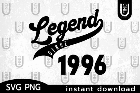 Vintage 1996, Legend Since 1996PNG.svg